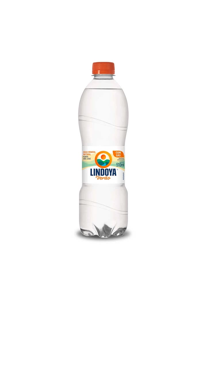 Água mineral com gás 510ml