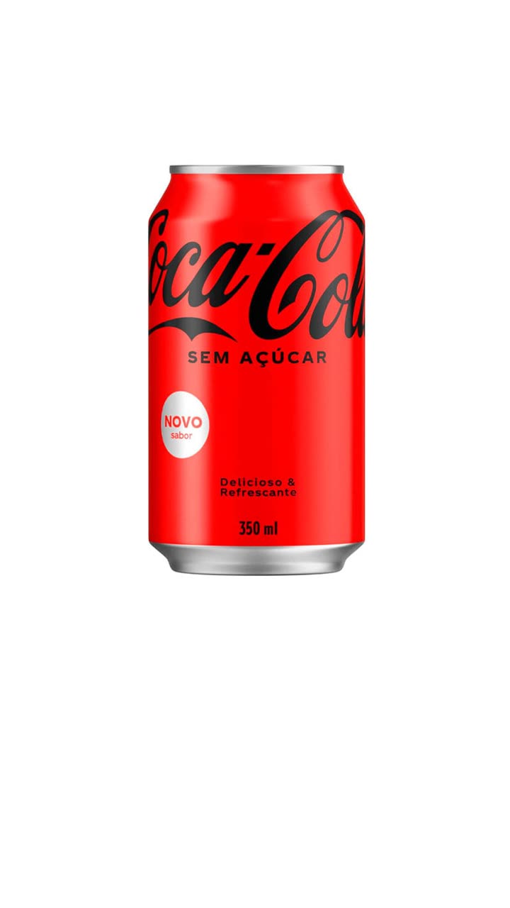 Coca-Cola sem açúcar lata 350ml