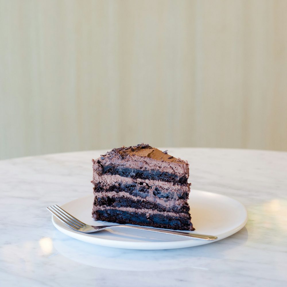 Fatia de Bolo de Chocolate
